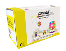 Załaduj obraz do przeglądarki galerii, Condis 120Pcs Magnetic Building Blocks Set - Condistoys
