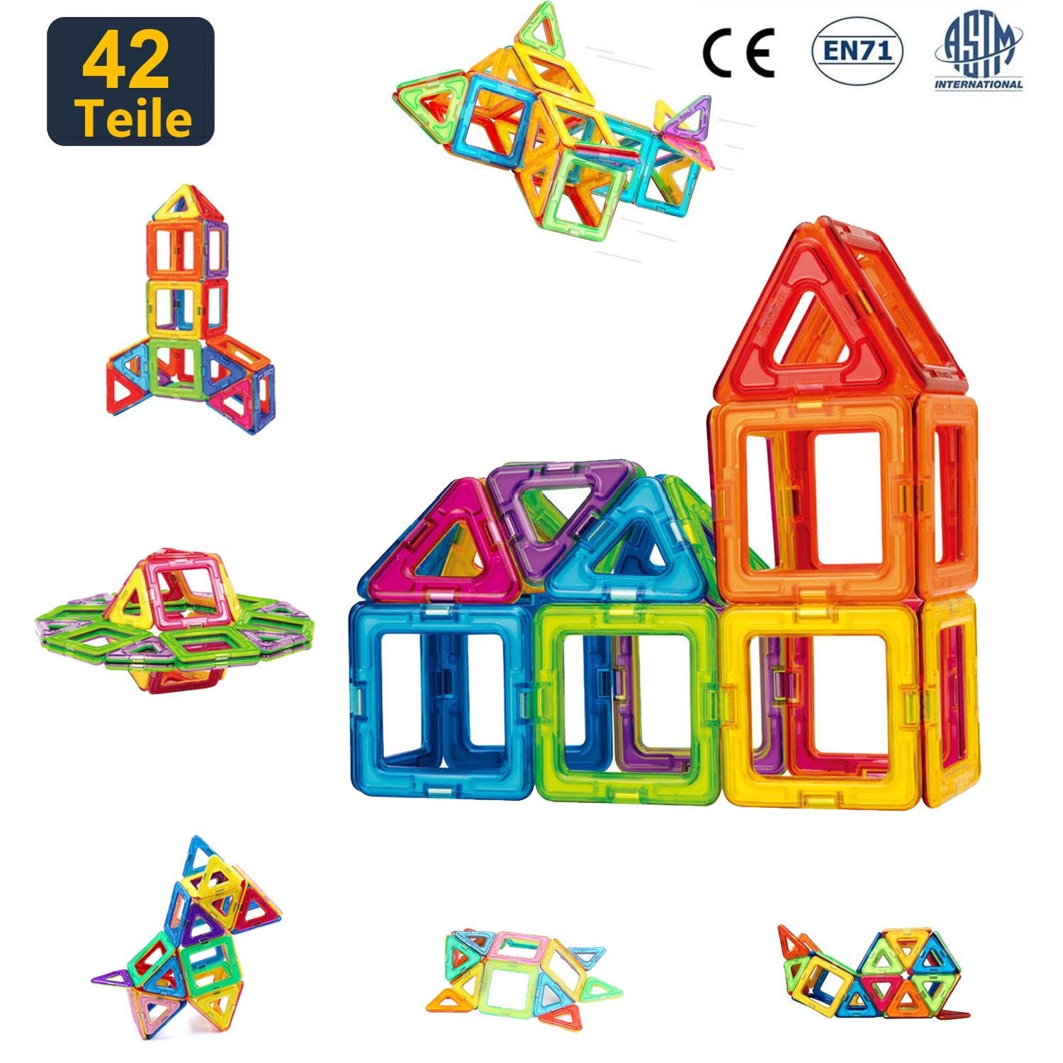 Magnetic building block best sale set