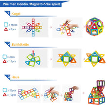 Załaduj obraz do przeglądarki galerii, Condis 42Pcs Magnetic Building Blocks Set - Condistoys

