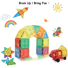 Załaduj obraz do przeglądarki galerii, Condis Magnetic Building Tiles for Kids 101 pcs, Magnetic Blocks Set Construction STEM Magnets Toys for Children Boys and Girls Age 3 4 5 6 7 Year Old - Condistoys
